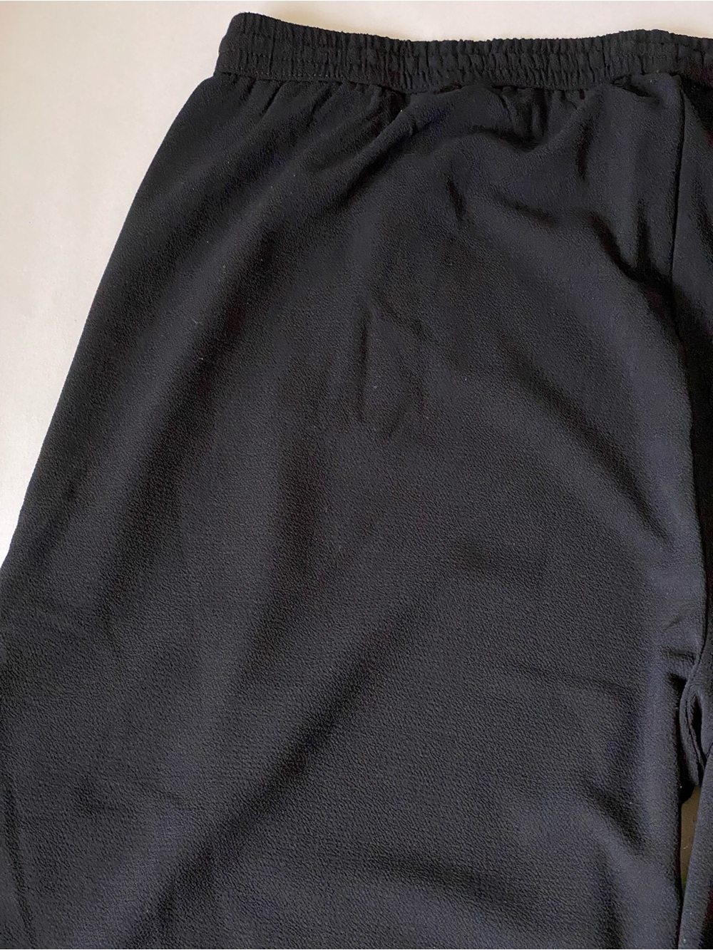 Cleo Black Elastic Waist Tulip Pants Size XL - Picture 8 of 12